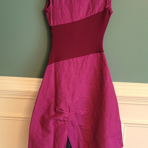 Matilda Jane Wonderful Parade Grape Ekaterina Linen Blend Dress XS - Picture 6 of 6